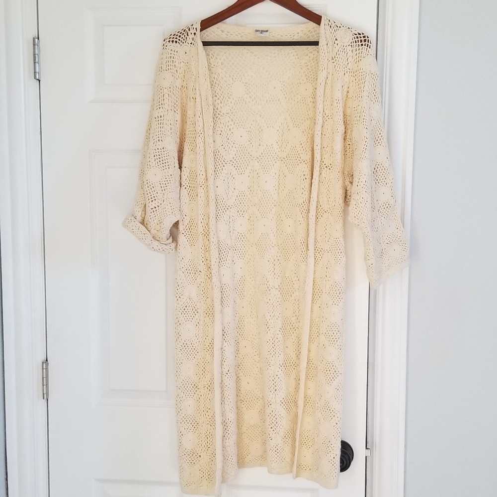 Crochet oversized jacket